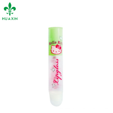 Tubo del gatito Embalaje cosmético y material plástico Tubo plástico cosmético del brillo del labio 15ml